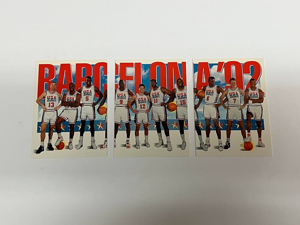1992 SkyBoxUSA ドリームチーム1 コンプリートセット110枚 1992 Skybox Dream Team Barcelona USA Team Card - Ready to